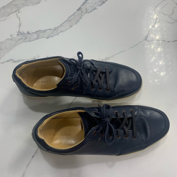 Cole Haan Men’s Navy‎ Blue Leather Upper Boat Shoes. Size 11 1/2 - Picture 6 of 10